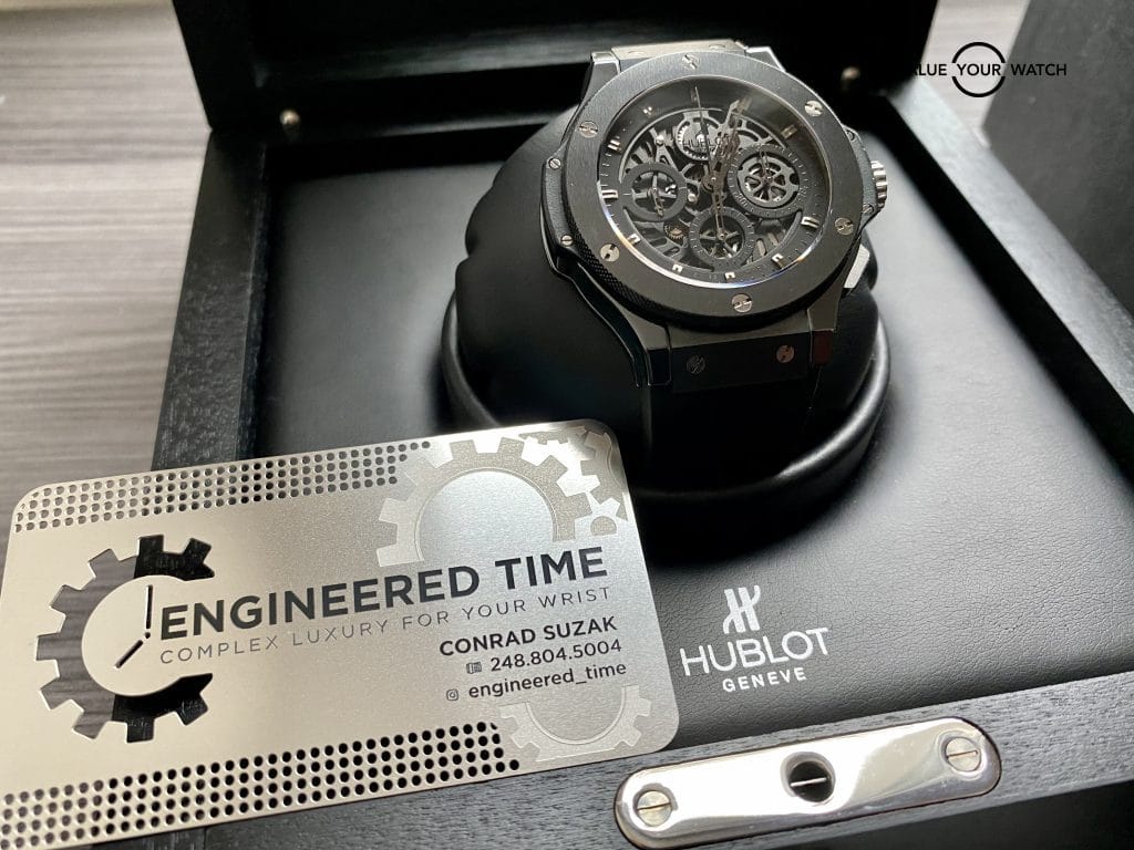 Hublot Big Bang Aero Bang Black Ceramic Titanium Box/Papers MINT! 310.CM.1110.RX - Image 2