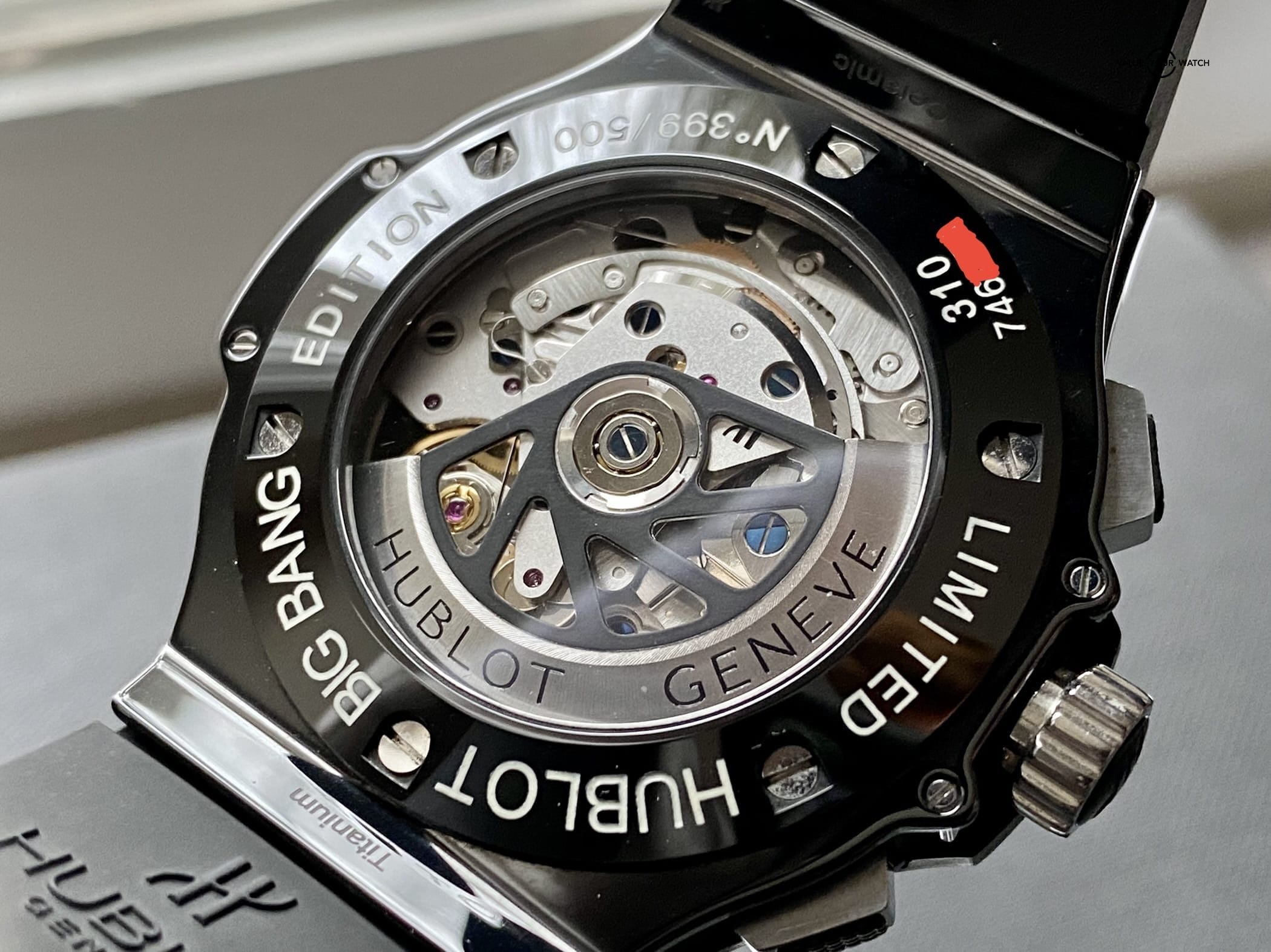 Hublot Big Bang Aero Bang Black Ceramic Titanium Box/Papers MINT! 310.CM.1110.RX - Image 6