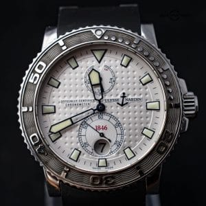 Ulysse Nardin Maxi Marine Chronometer 263-33 silver dial