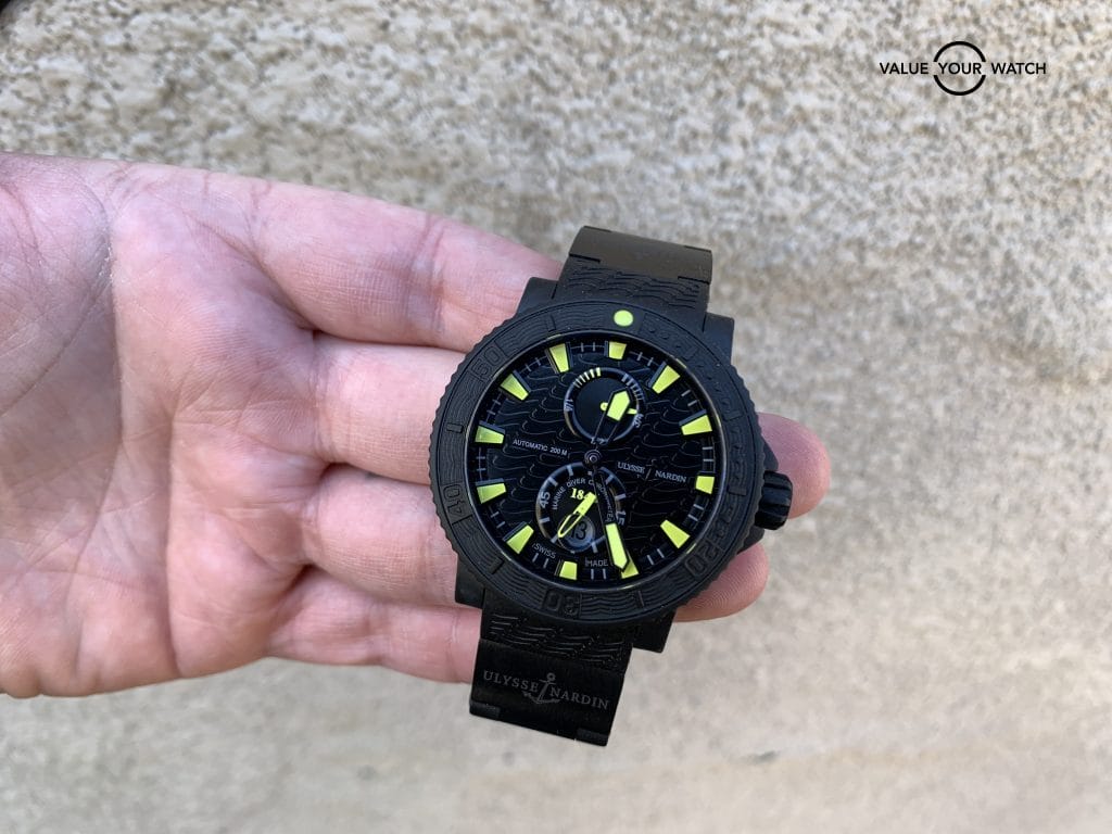 Ulysse Nardin Maxi Marine Black Sea 263-92-3c/924 46MM w/Boxes $9900 MSRP - Image 10