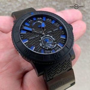 Ulysse Nardin Maxi Marine Diver Black Sea 263-92-3c/923 w/ Boxes $9900 MSRP