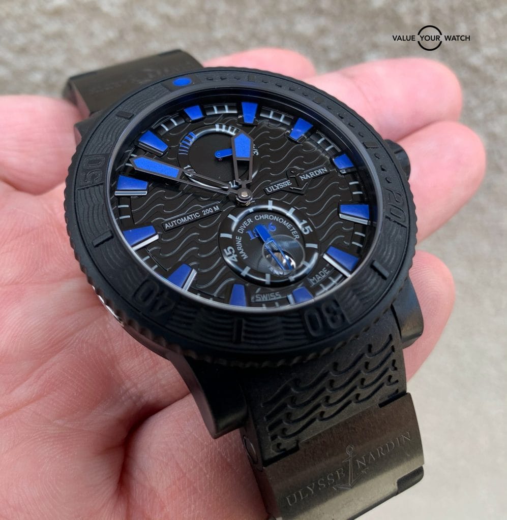 Ulysse Nardin Maxi Marine Diver Black Sea 263-92-3c/923 w/ Boxes $9900 MSRP
