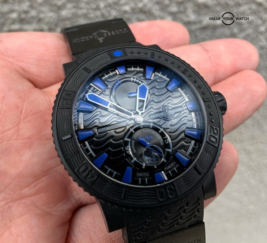 Ulysse Nardin Maxi Marine Diver Black Sea 263-92-3c/923 w/ Boxes $9900 MSRP - Image 5