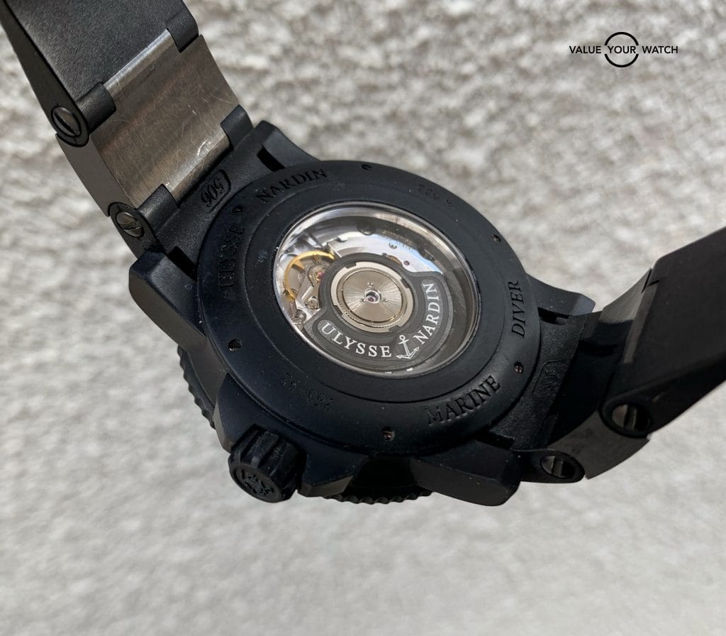 Ulysse Nardin Maxi Marine Diver Black Sea 263-92-3c/923 w/ Boxes $9900 MSRP - Image 2