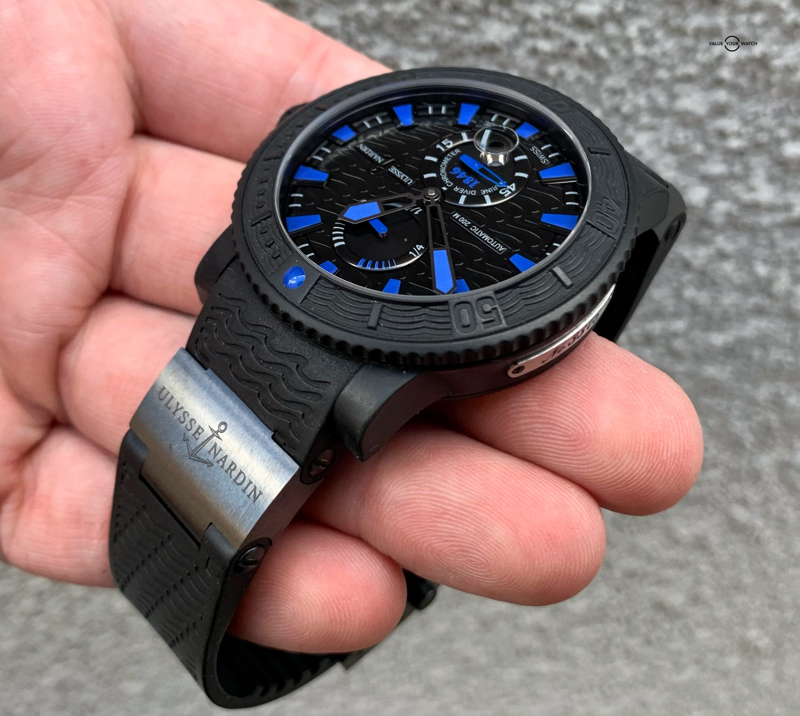 Ulysse nardin hot sale marine black