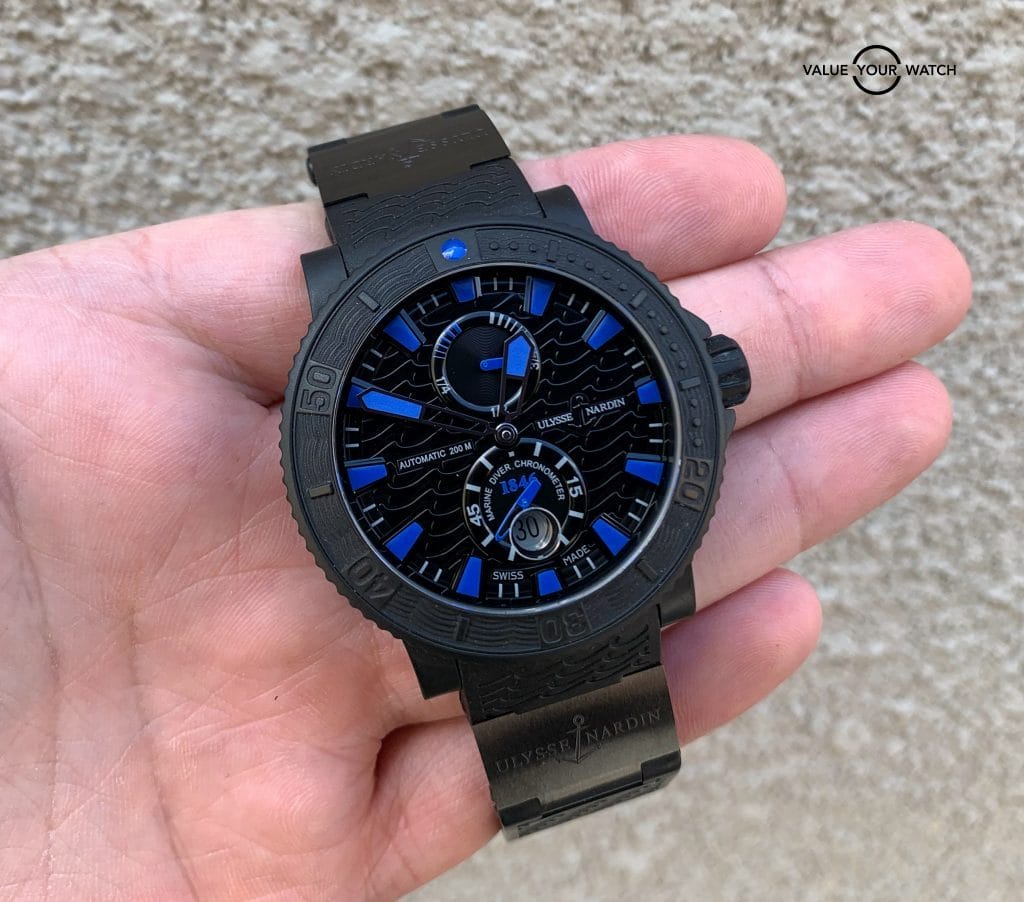 Ulysse Nardin Maxi Marine Diver Black Sea 263-92-3c/923 w/ Boxes $9900 MSRP - Image 12