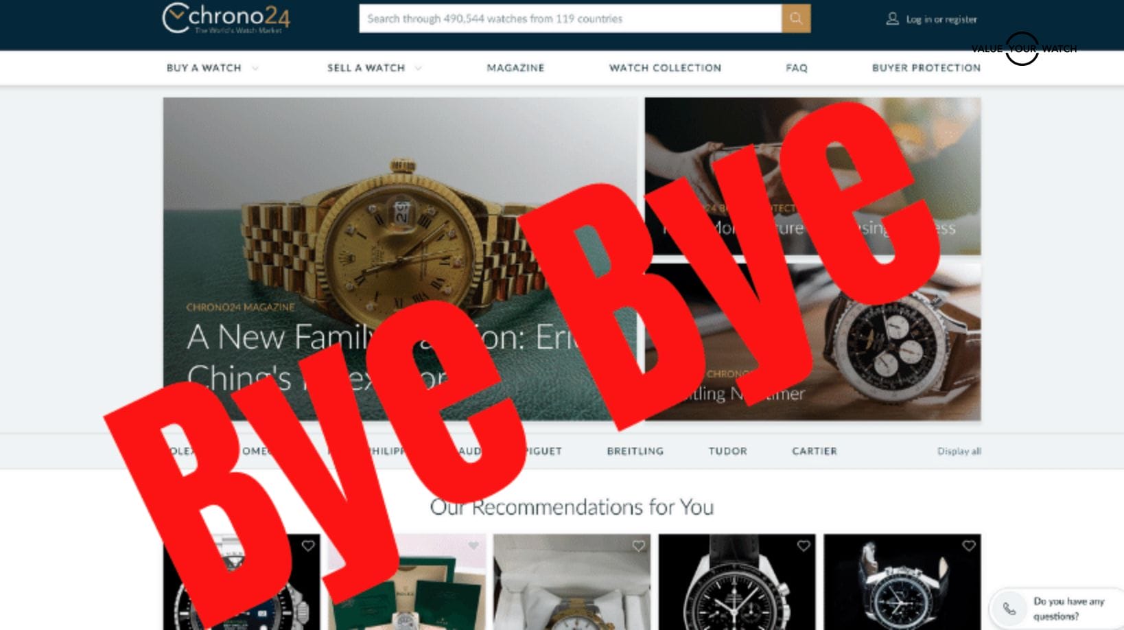 Top 3 reasons why I stopped using Chrono24 as a dealer