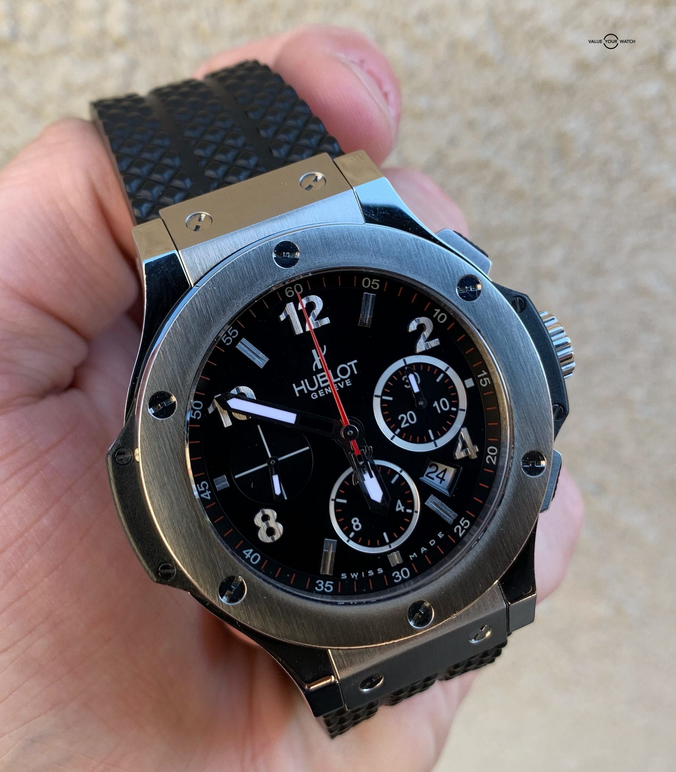 Hublot Big Bang Chronograph 44MM 301.SX.130.RX w/ Box & Card Stainless $13K MSRP