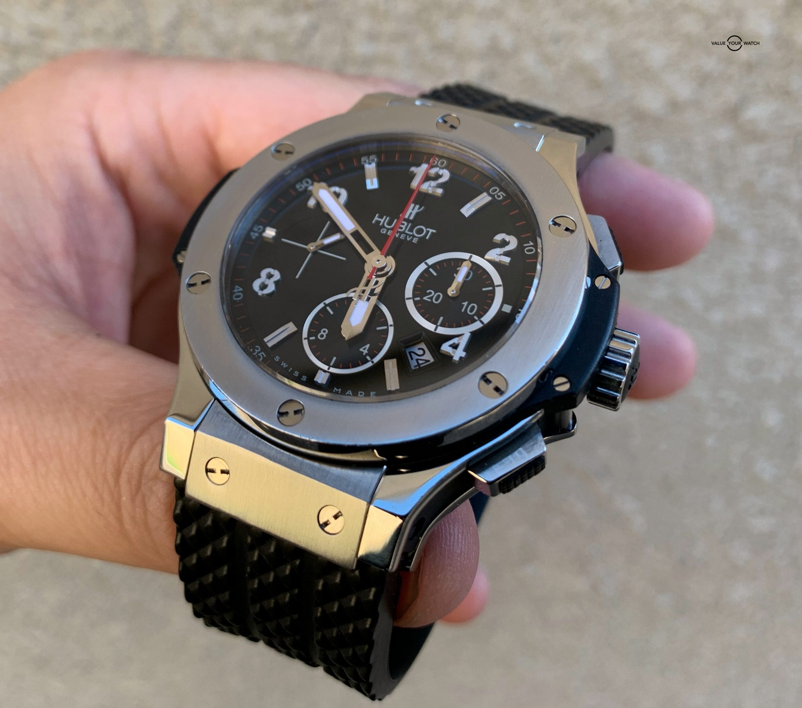 Hublot Big Bang Chronograph 44MM 301.SX.130.RX w/ Box & Card Stainless $13K MSRP - Image 10