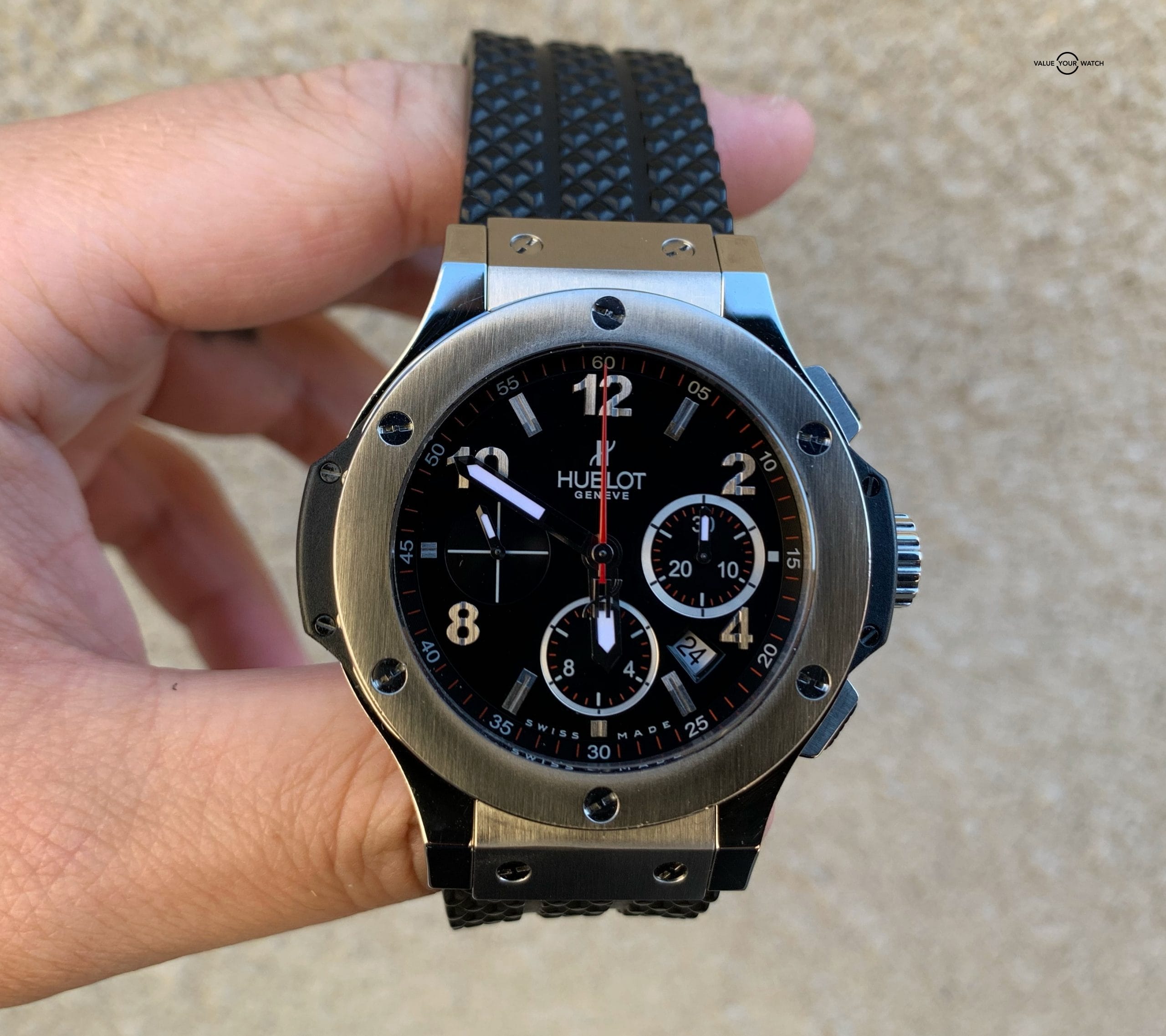 Hublot Big Bang Chronograph 44MM 301.SX.130.RX w/ Box & Card Stainless $13K MSRP - Image 11
