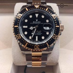 Brand New 2021 and unsized ROLEX SEA-DWELLER two-tone 18k Yellow Gold / Stainless