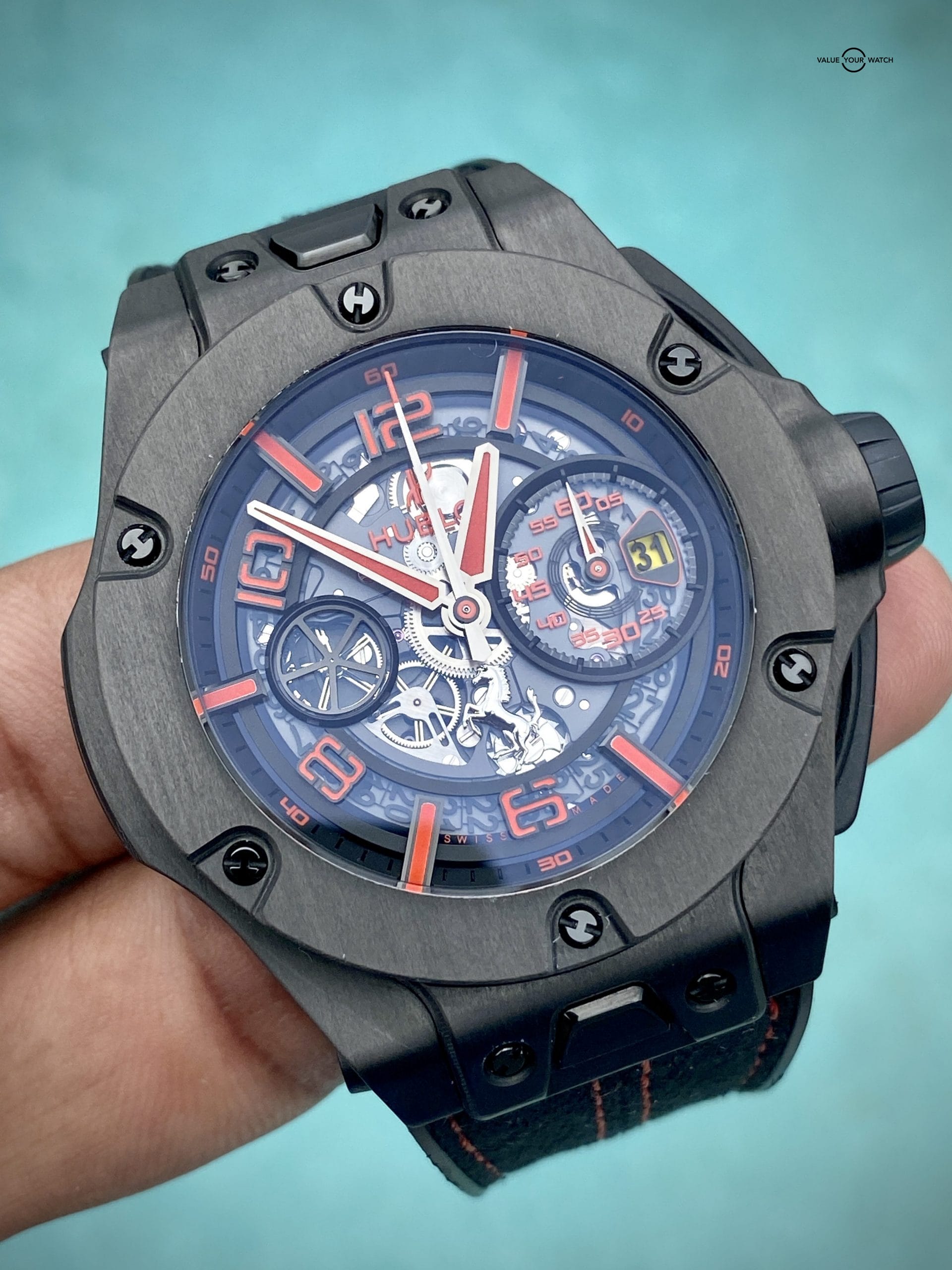 Hublot Big Bang Unico Ferrari Limited Edition Carbon Fiber 45MM 402.QU.0113.WR