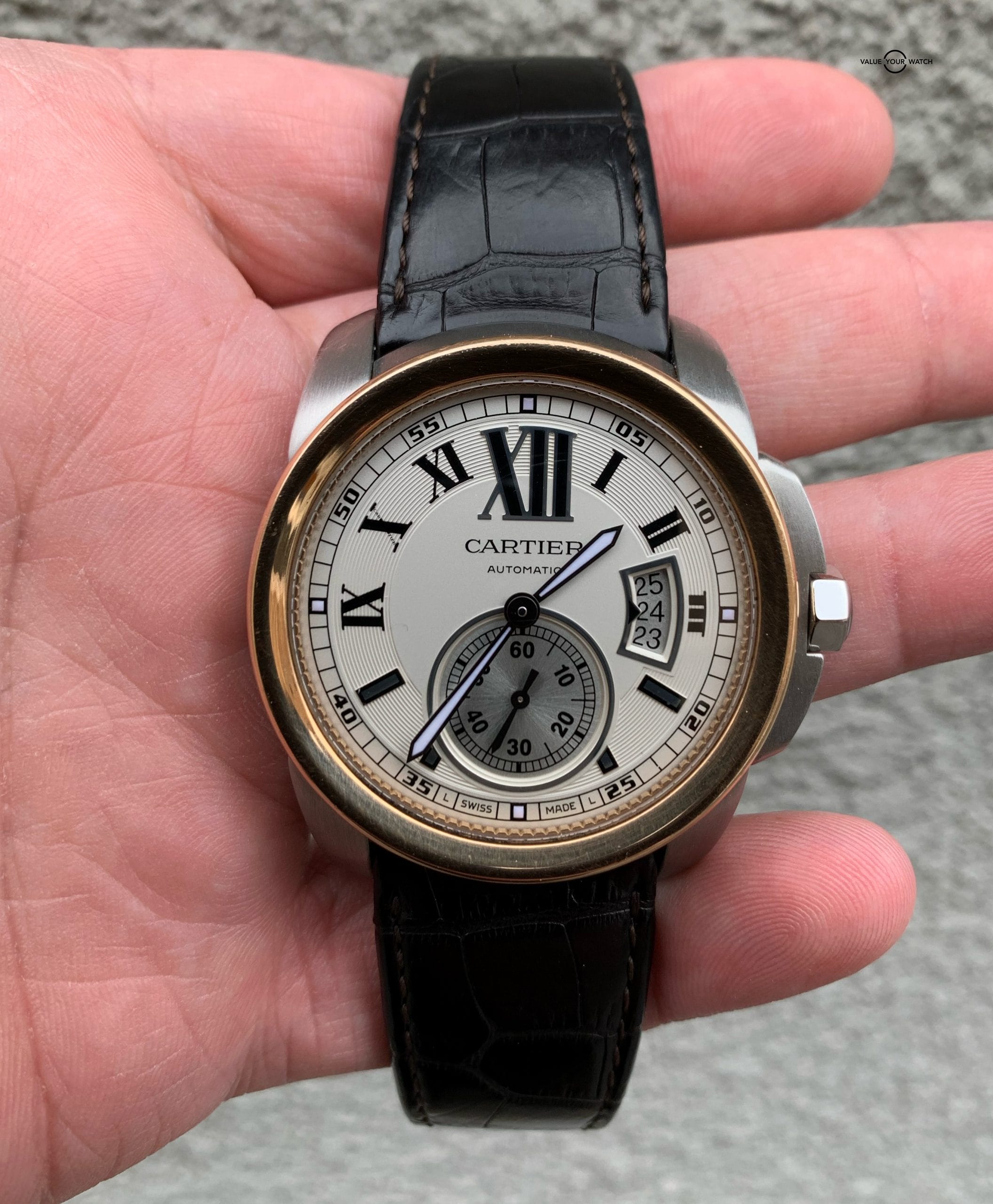 Cartier Calibre de Cartier W7100011 18KT Rose Gold w/ Box $11K MSRP