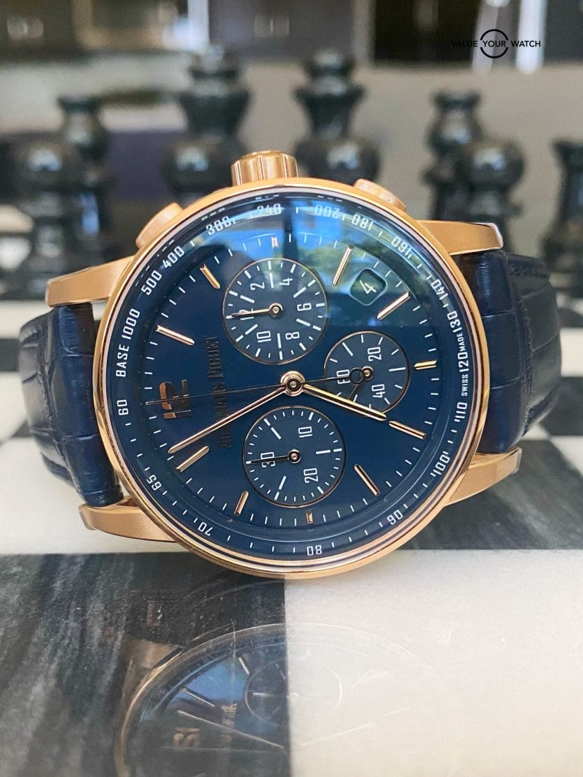 for sale Audemars Piguet Code 11.59 Deep Blue Rose Gold 26393OR.OO.A321CR.01 Complete NEW