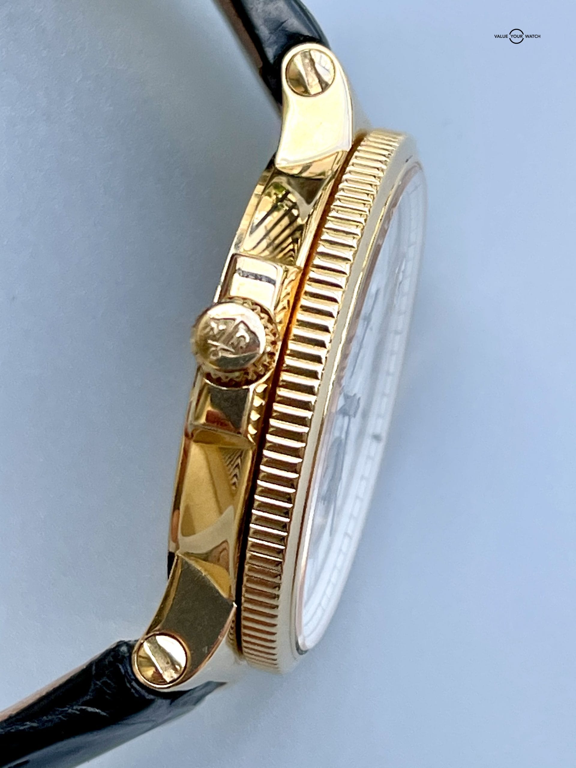 Ulysse Nardin Marine Chronometer 18k Rose Gold Limited Edition Crocodile Strap 266-65, B&P - Image 5