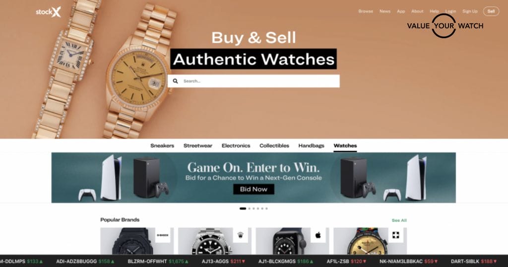 Authentic on sale watches website