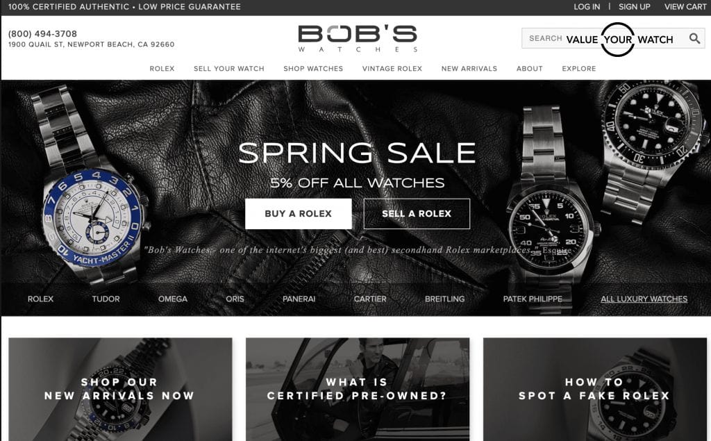 best pre owned rolex site