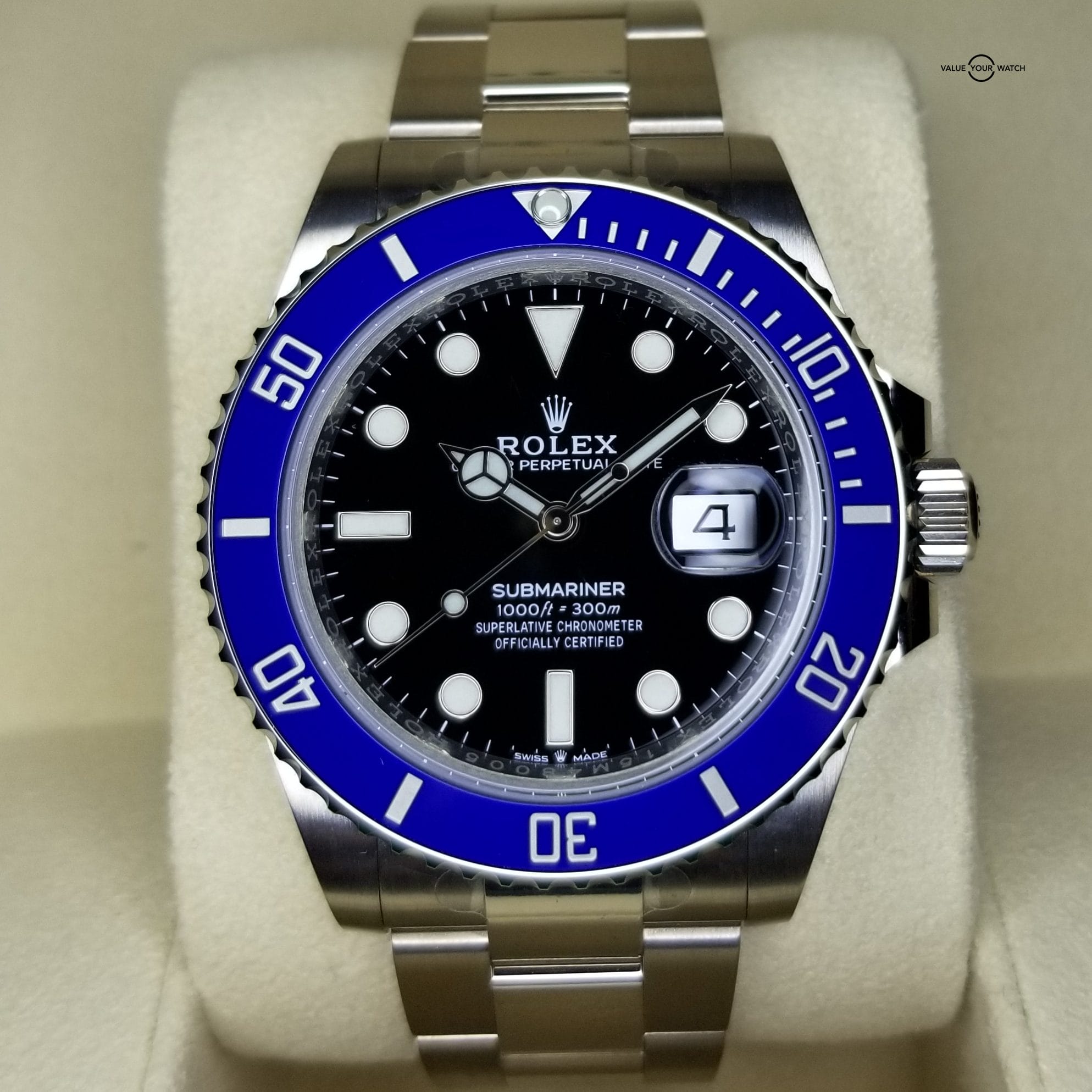 2021 Rolex Submariner 126619LB White Gold, full set Like New!