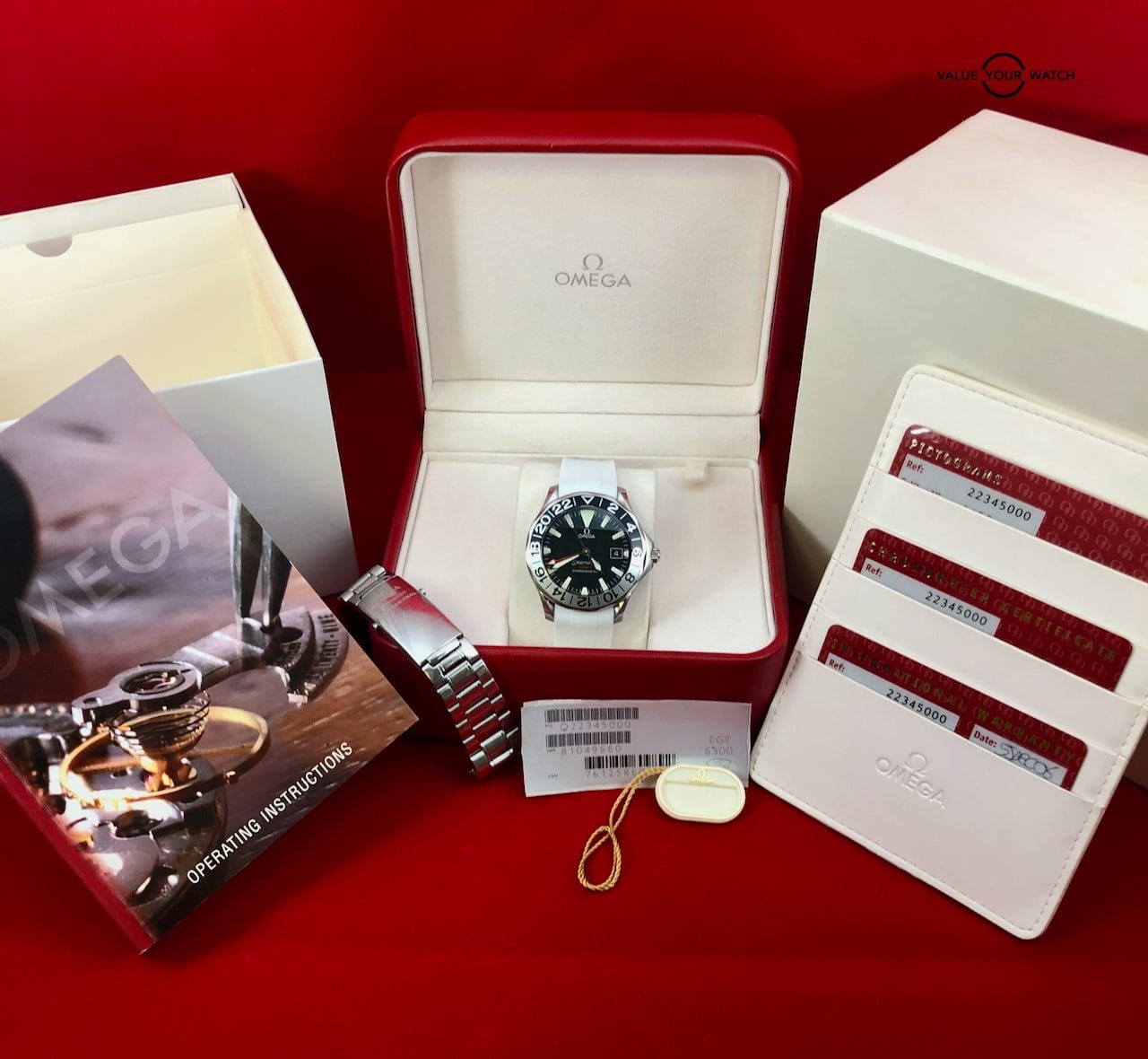 Omega Seamaster GMT 50th Anniversary 2534.50 Automatic Stainless Steel Box & Papers - Image 7