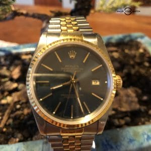 Rolex Datejust, Rolex Blue Dial, Jubilee Gold & SS Bracelet