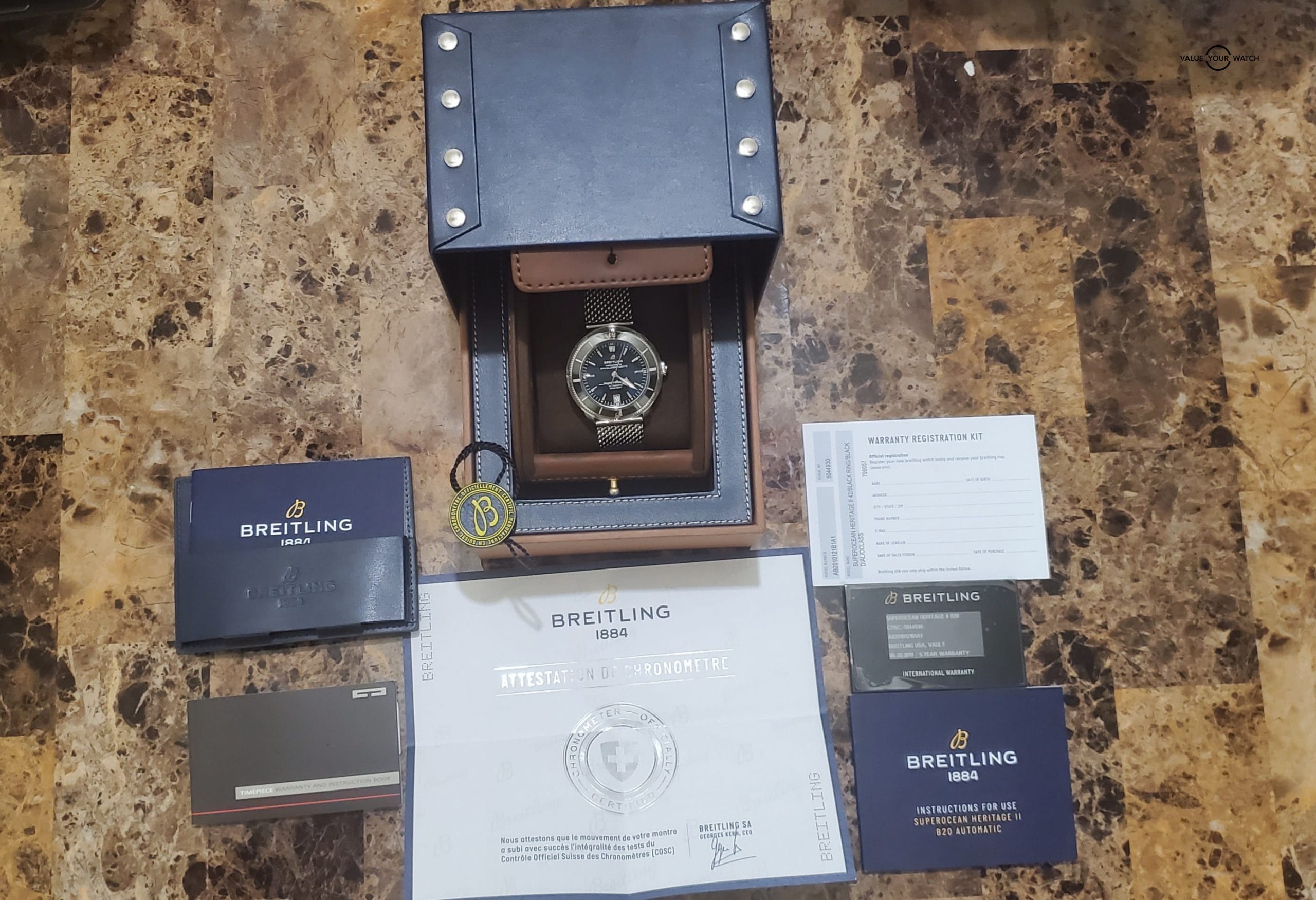 Breitling Superocean Heritage II 42mm Black Dial - Image 9