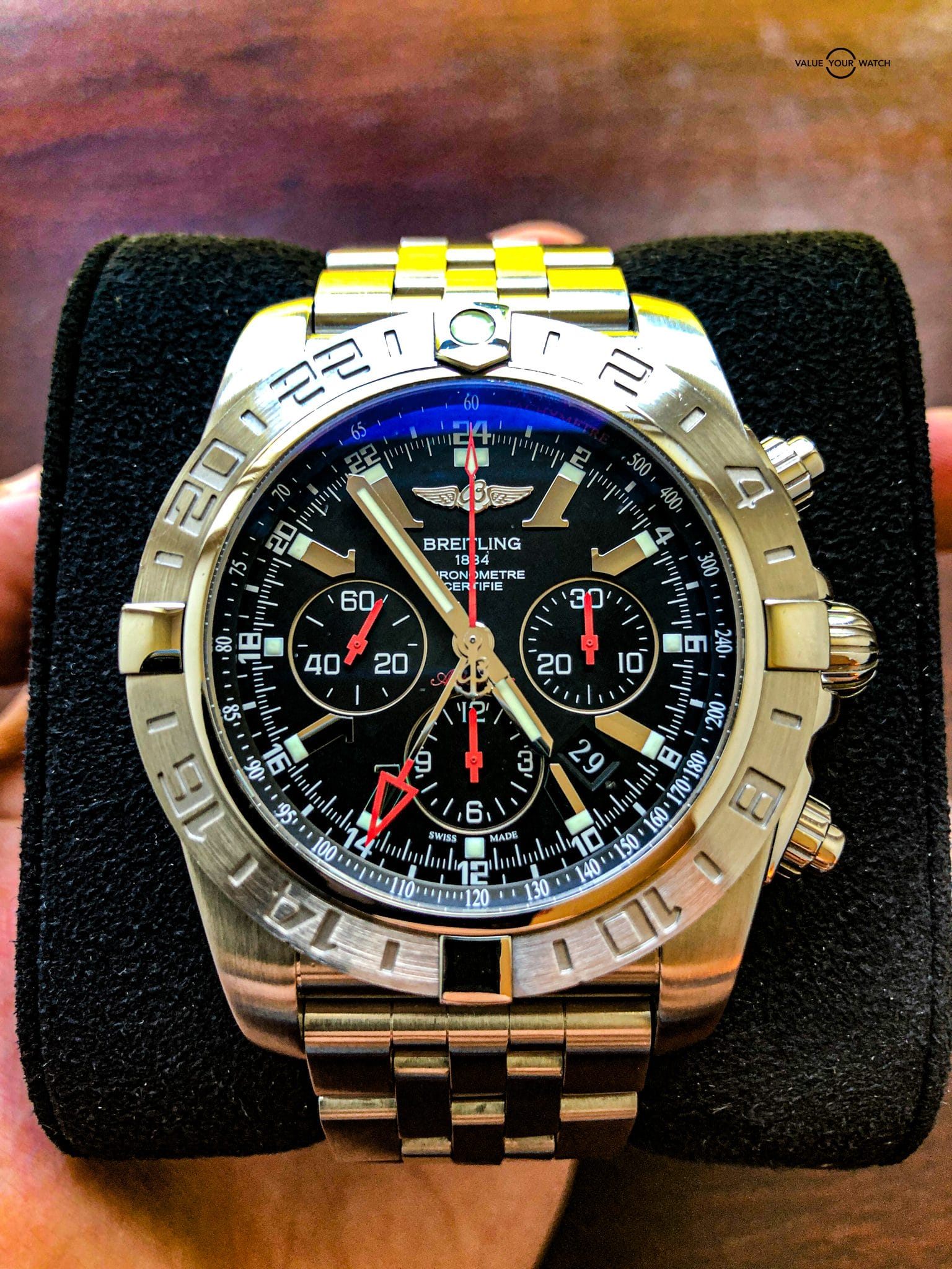 breitling chronomat gmt 47mm review