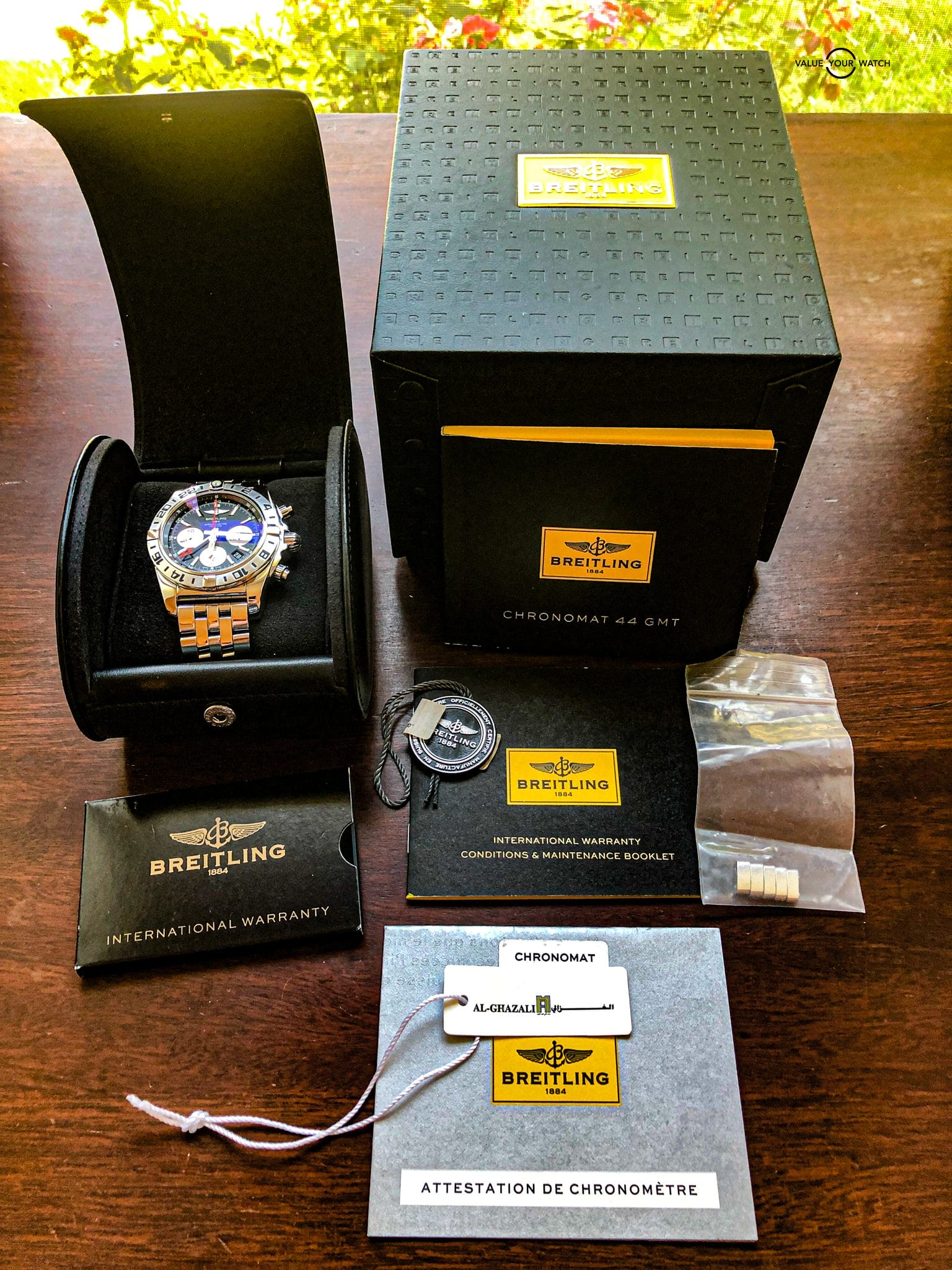 Breitling Chronomat GMT 44 Black Dial - Image 10