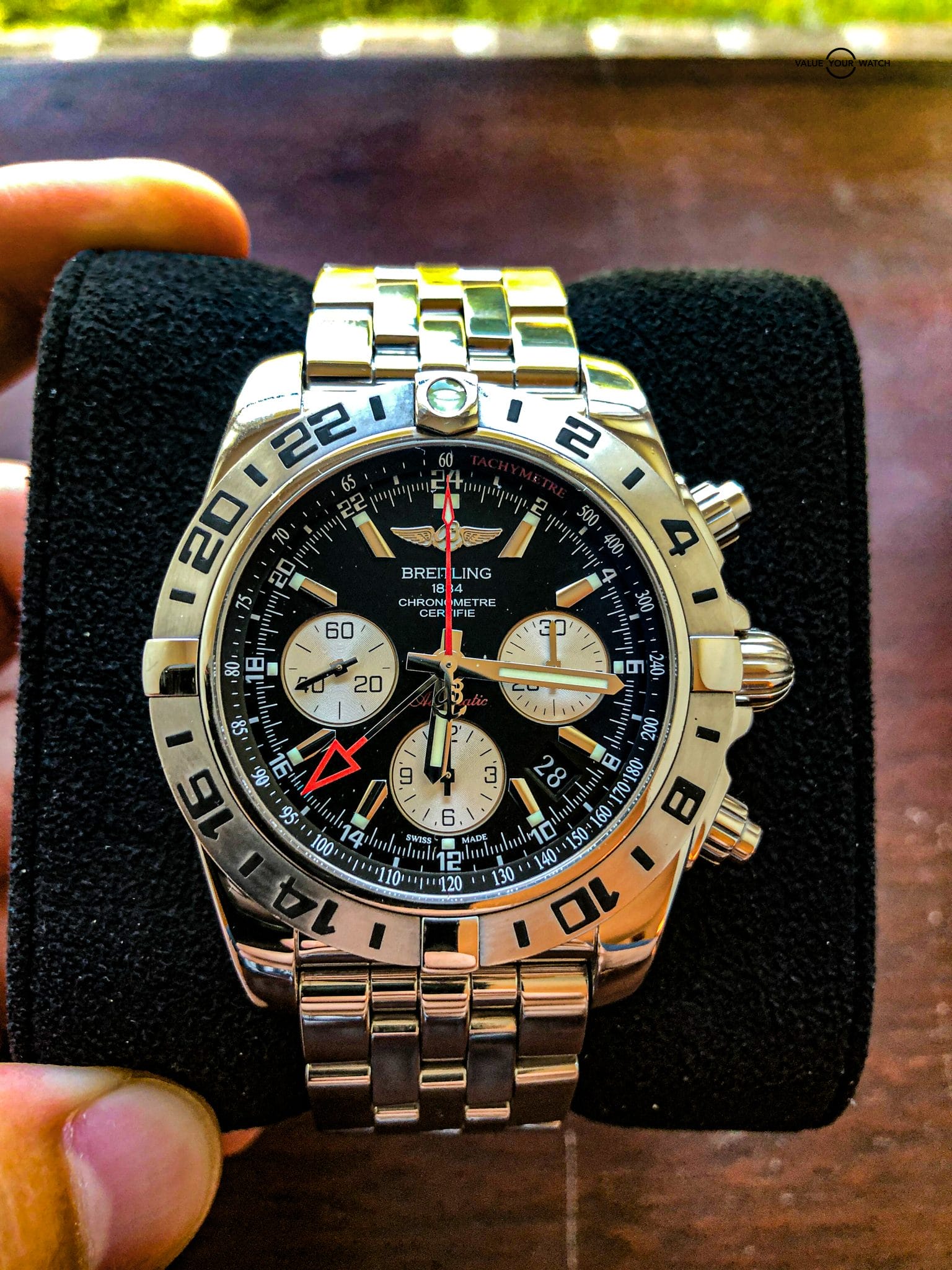 Breitling Chronomat GMT 44 Black Dial - Image 11