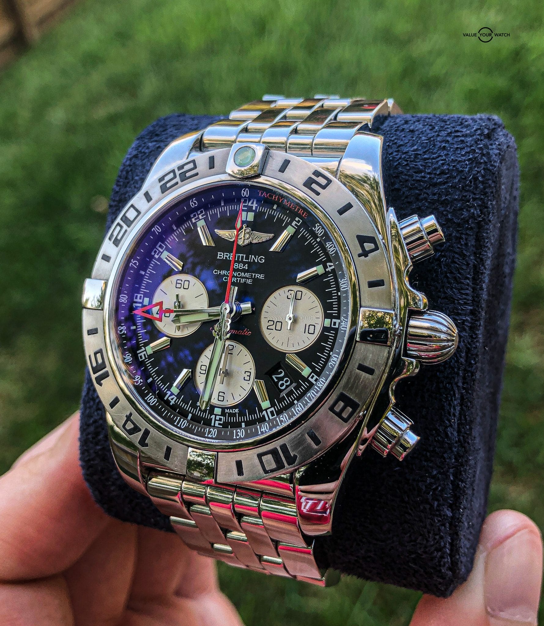 Breitling Chronomat GMT 44 Black Dial - Image 9