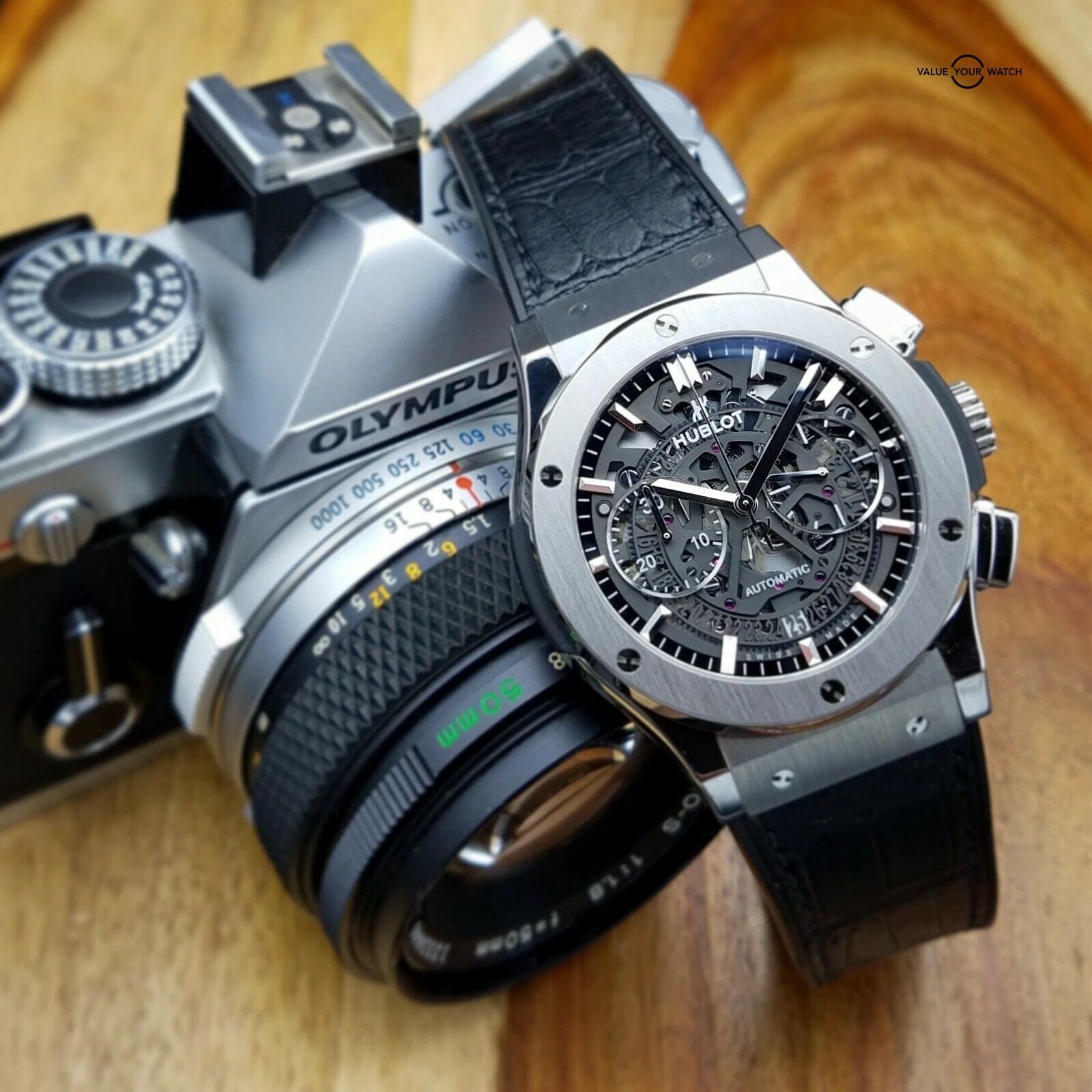 Hublot Classic Fusion Aerofusion TITANIUM 45mm complete set!