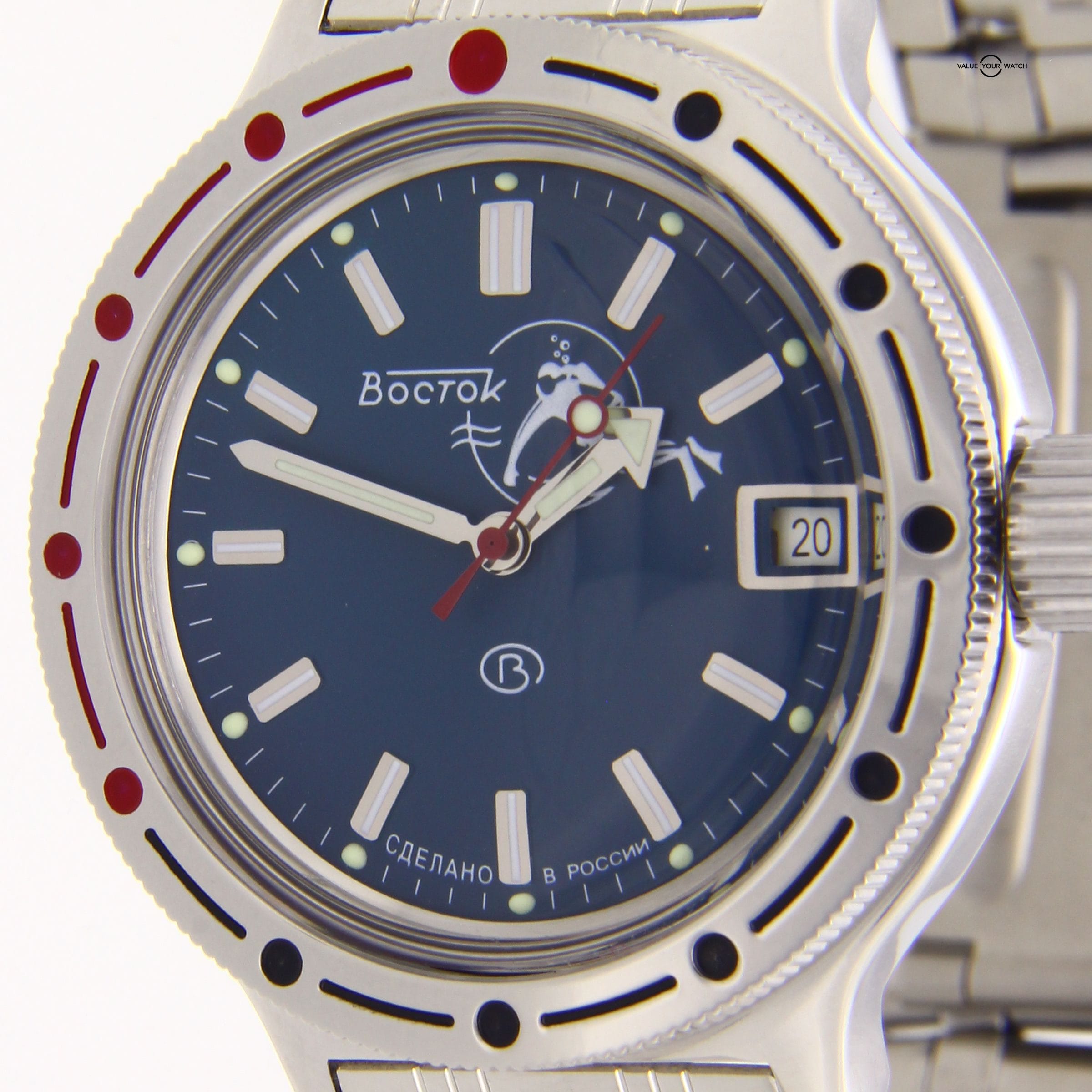 Vostok Amphibian #420059 Automatic 200WR Watch - Image 2