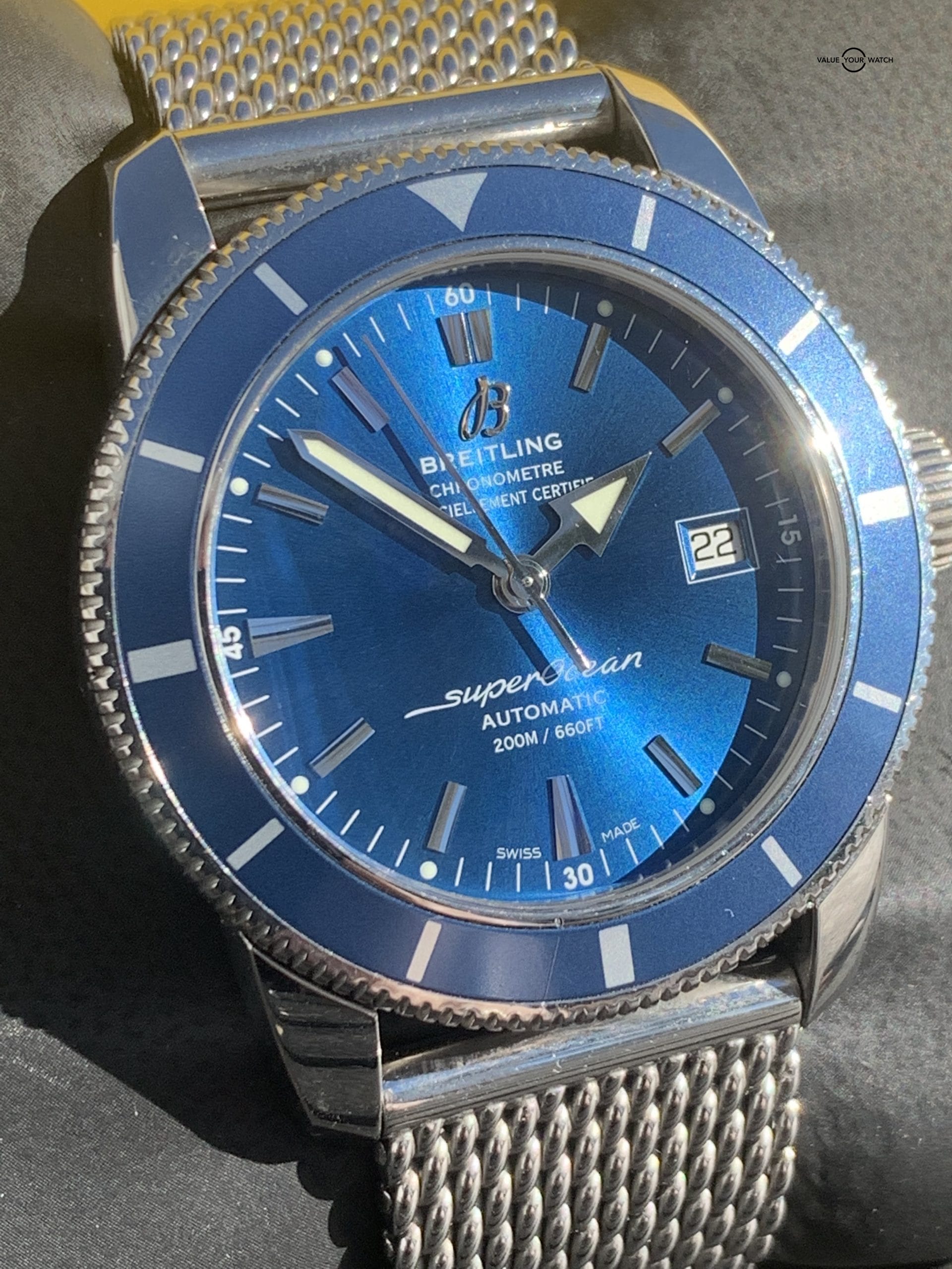 breitling blue ocean