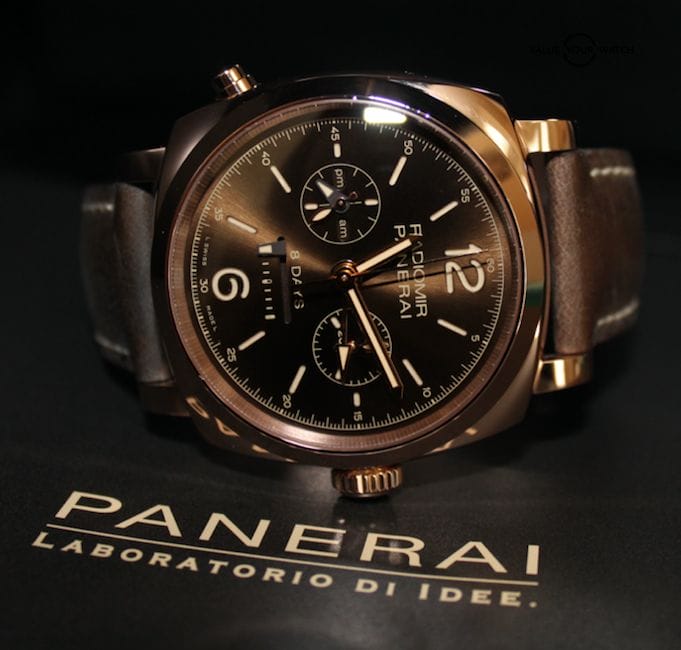 Panerai Radiomir Rose Gold PAM00502 1940 Chrono Limited Edition 502 GMT 45mm