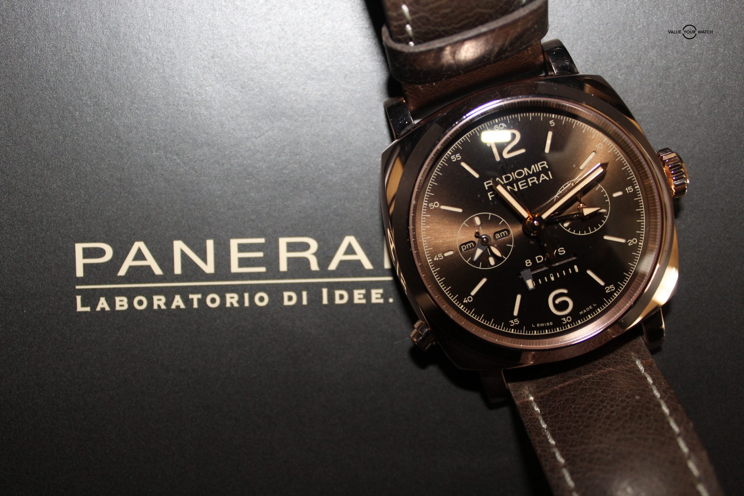 Panerai Radiomir Rose Gold PAM00502 1940 Chrono Limited Edition 502 GMT 45mm - Image 2