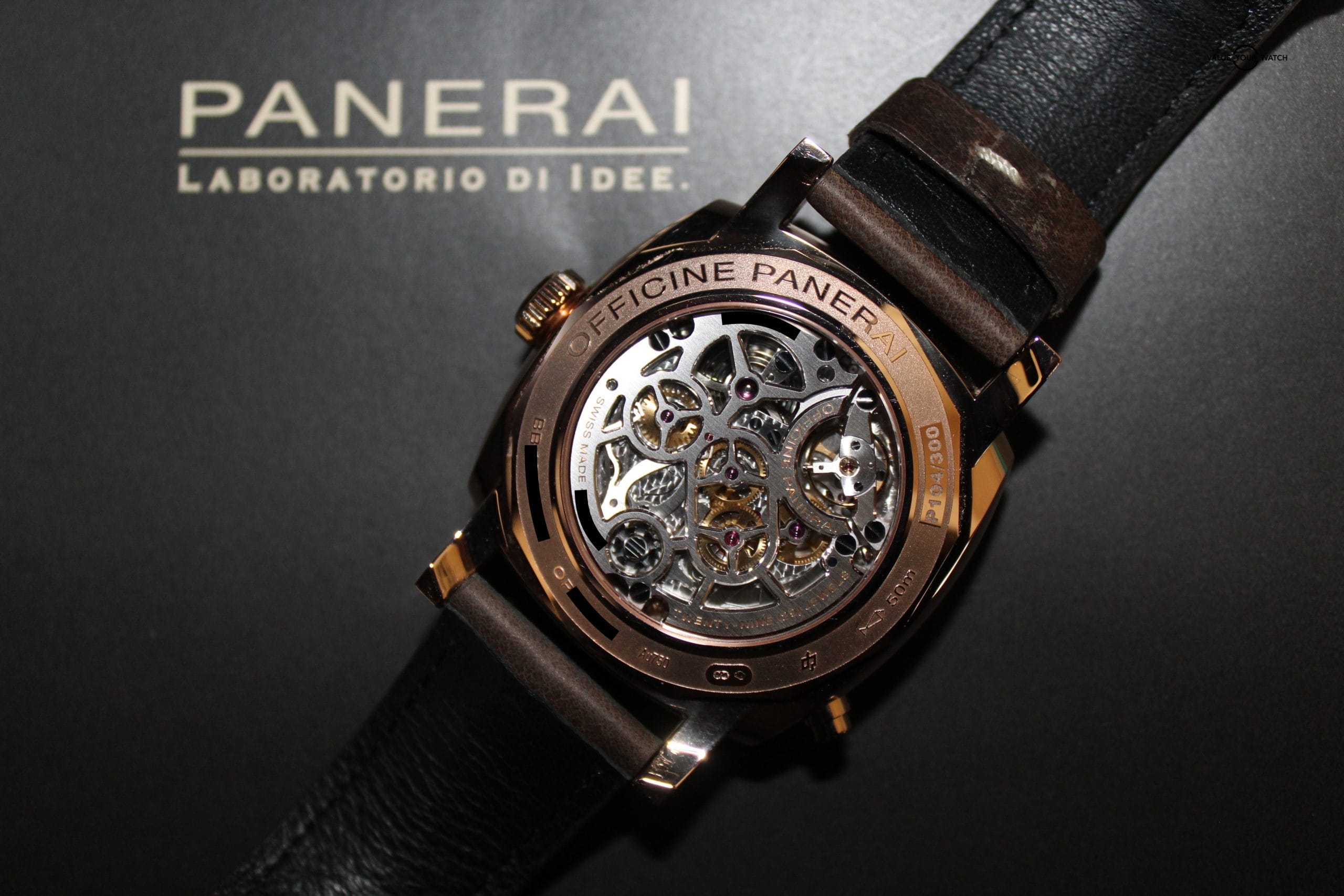 Panerai Radiomir Rose Gold PAM00502 1940 Chrono Limited Edition 502 GMT 45mm - Image 3