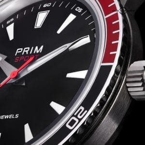 PRIM Sport 38 Black or Red Strap