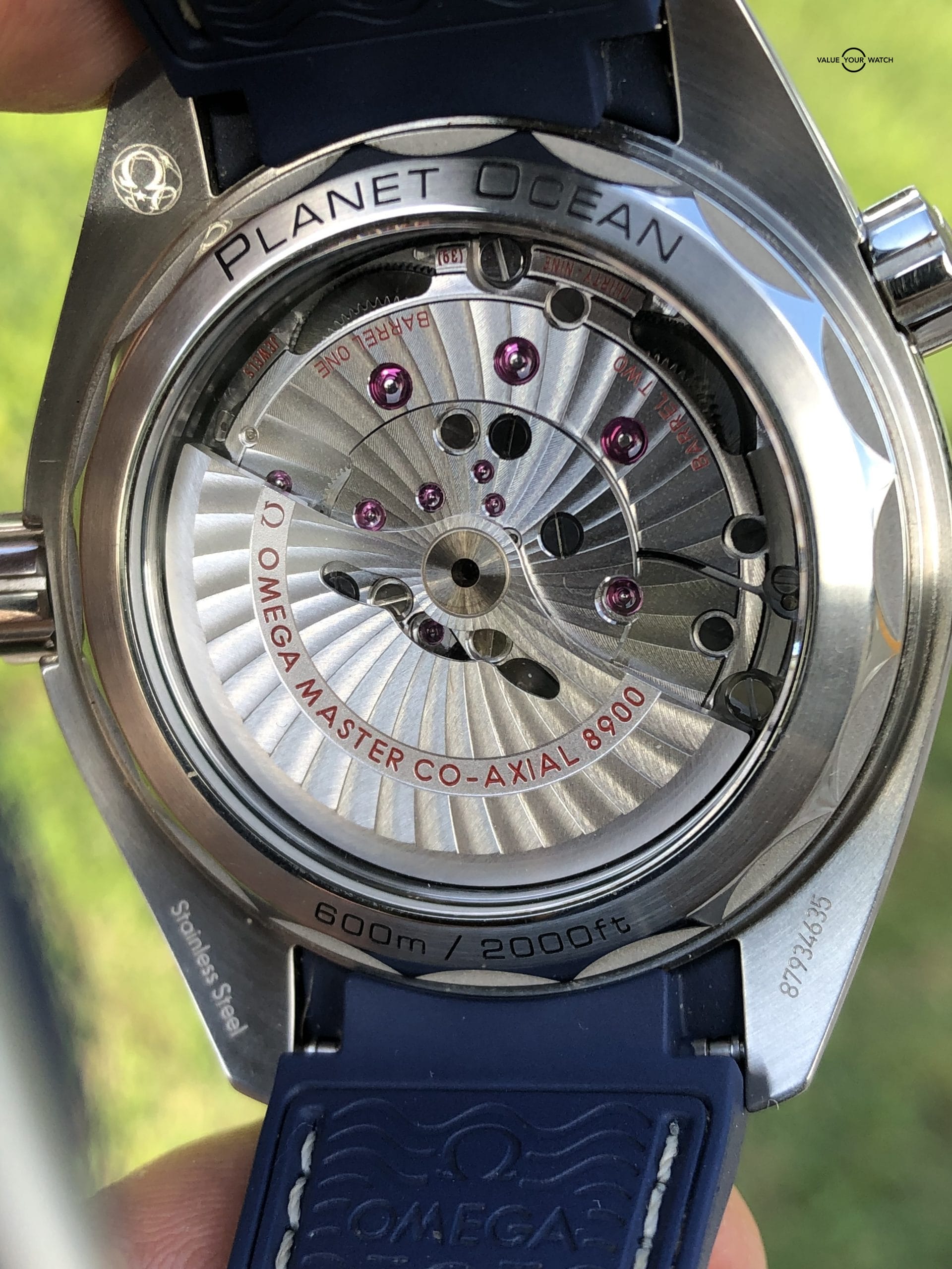 Omega Seamaster Planet Ocean 600M Co-Axial Blue Dial 43.5mm - Image 6