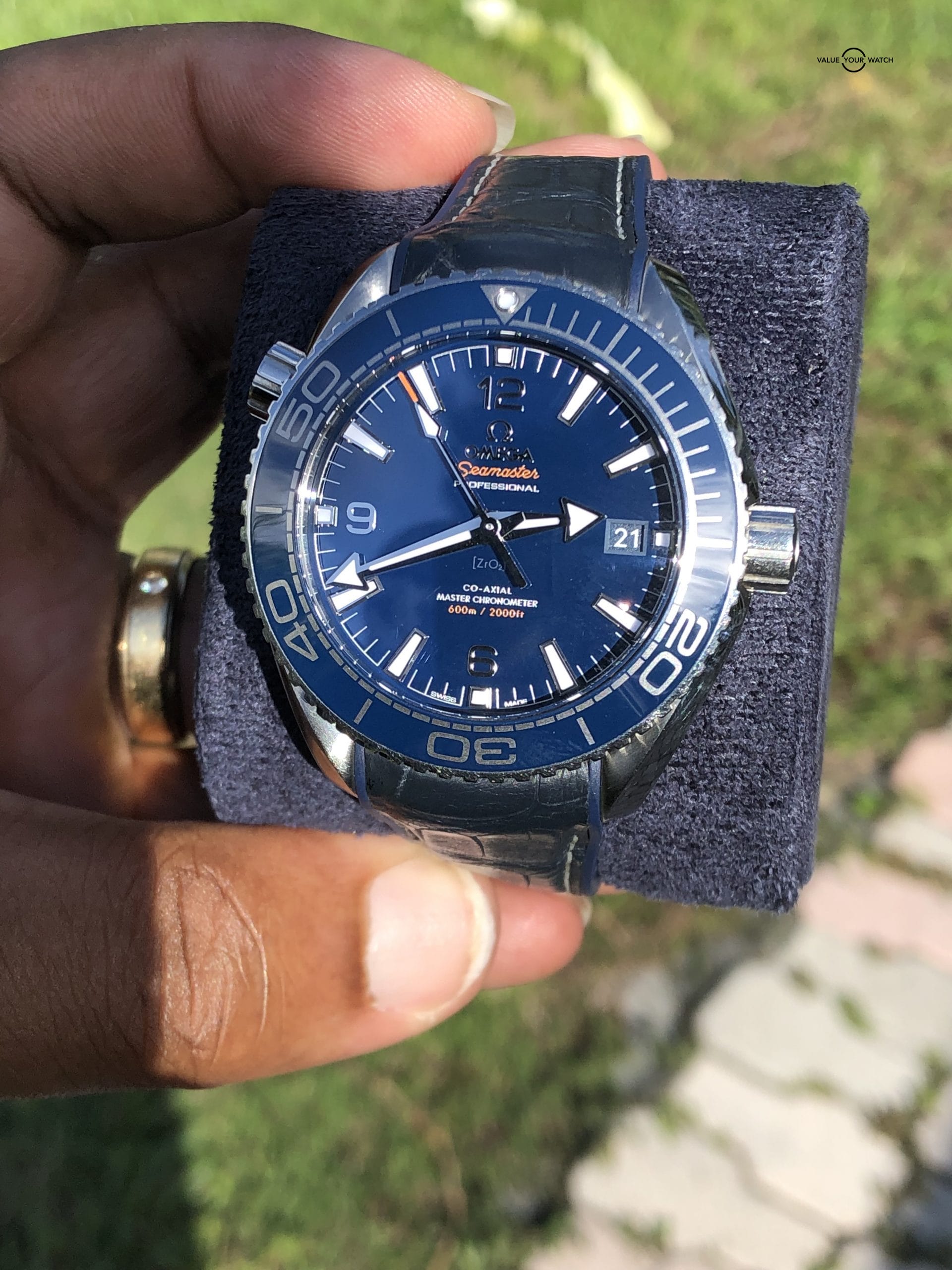 Omega Seamaster Planet Ocean 600M Co-Axial Blue Dial 43.5mm