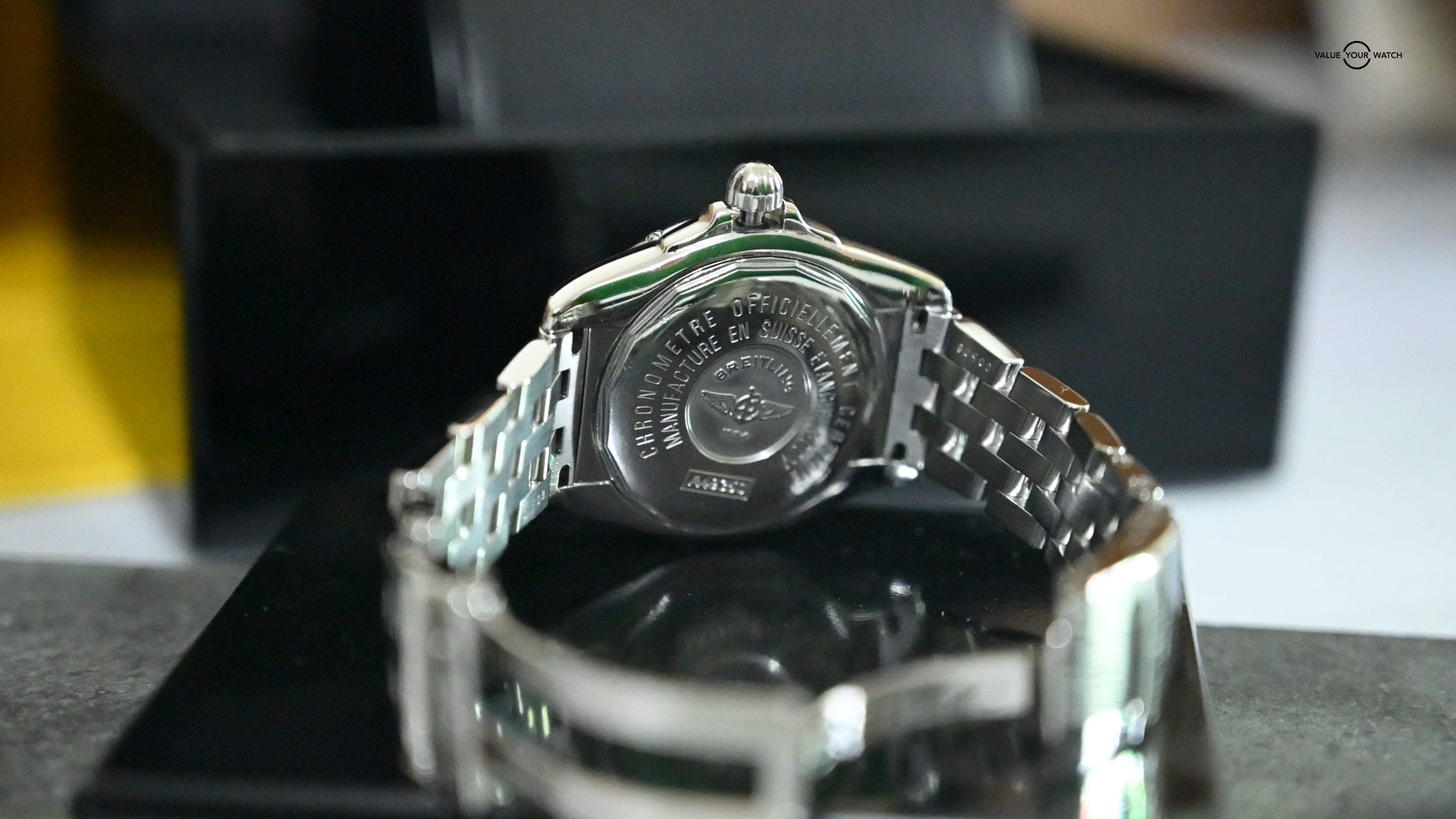 Breitling Galactic 41 Steel Gold Black Dial - Image 5