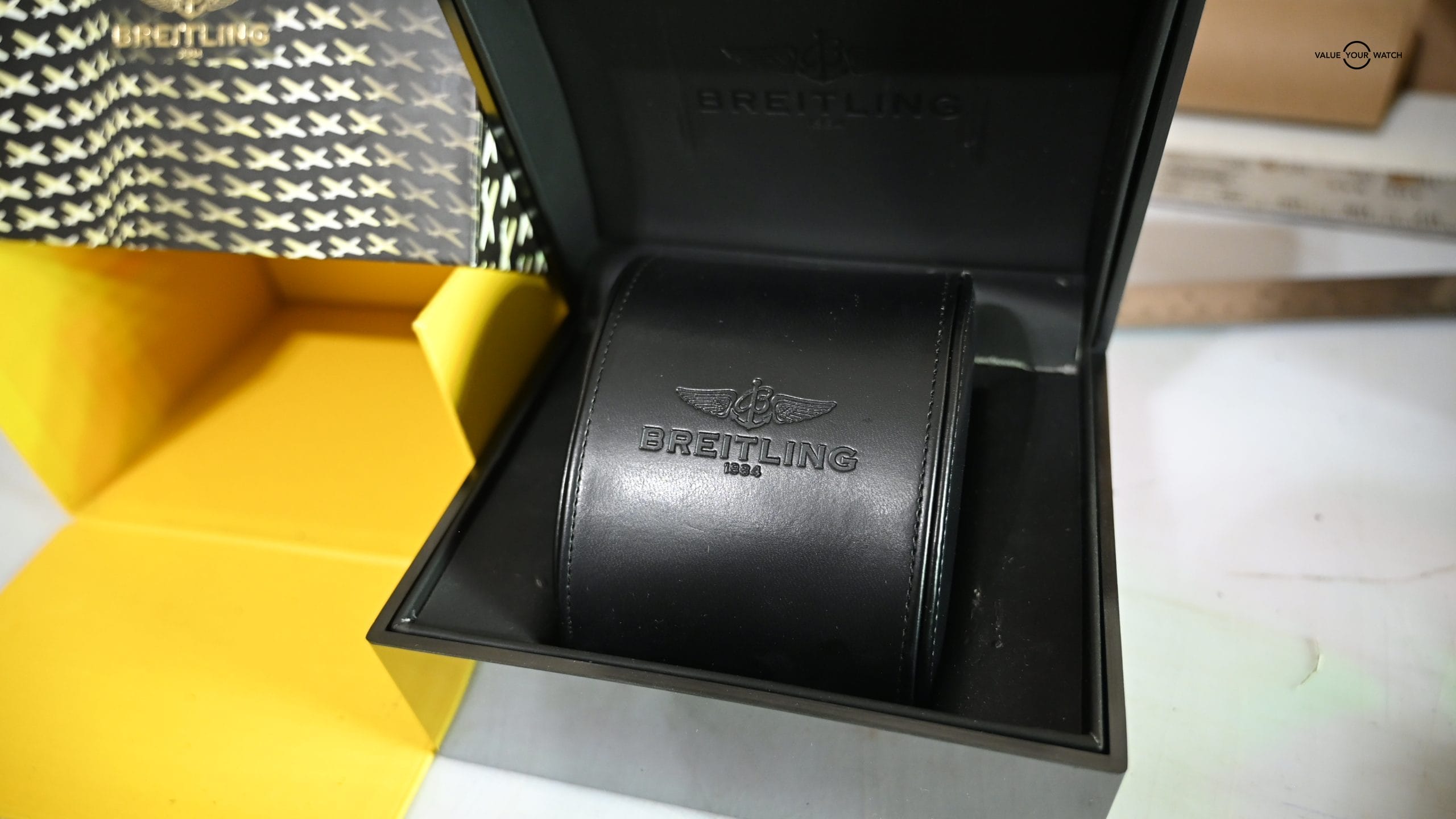 Breitling Galactic 41 Steel Gold Black Dial - Image 4