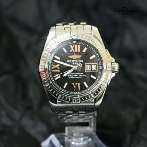 Breitling Galactic 41 Steel Gold Black Dial