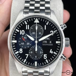 IWC Pilot Automatic Chronograph Chrono IW377710 |Extra Links | Steel; Box/Papers