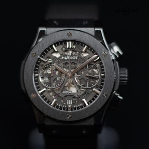 Hublot Classic Fusion Aerofusion Black Magic Skeleton Dial