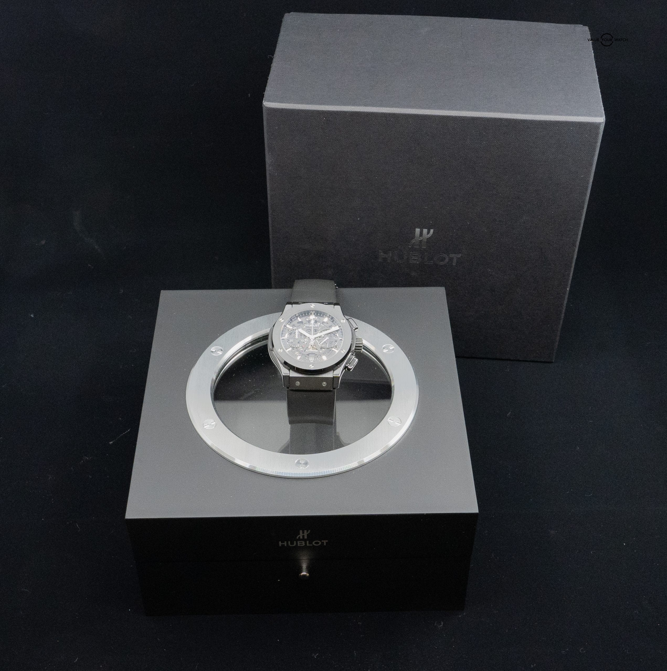 Hublot Classic Fusion Aerofusion Black Magic Skeleton Dial - Image 5