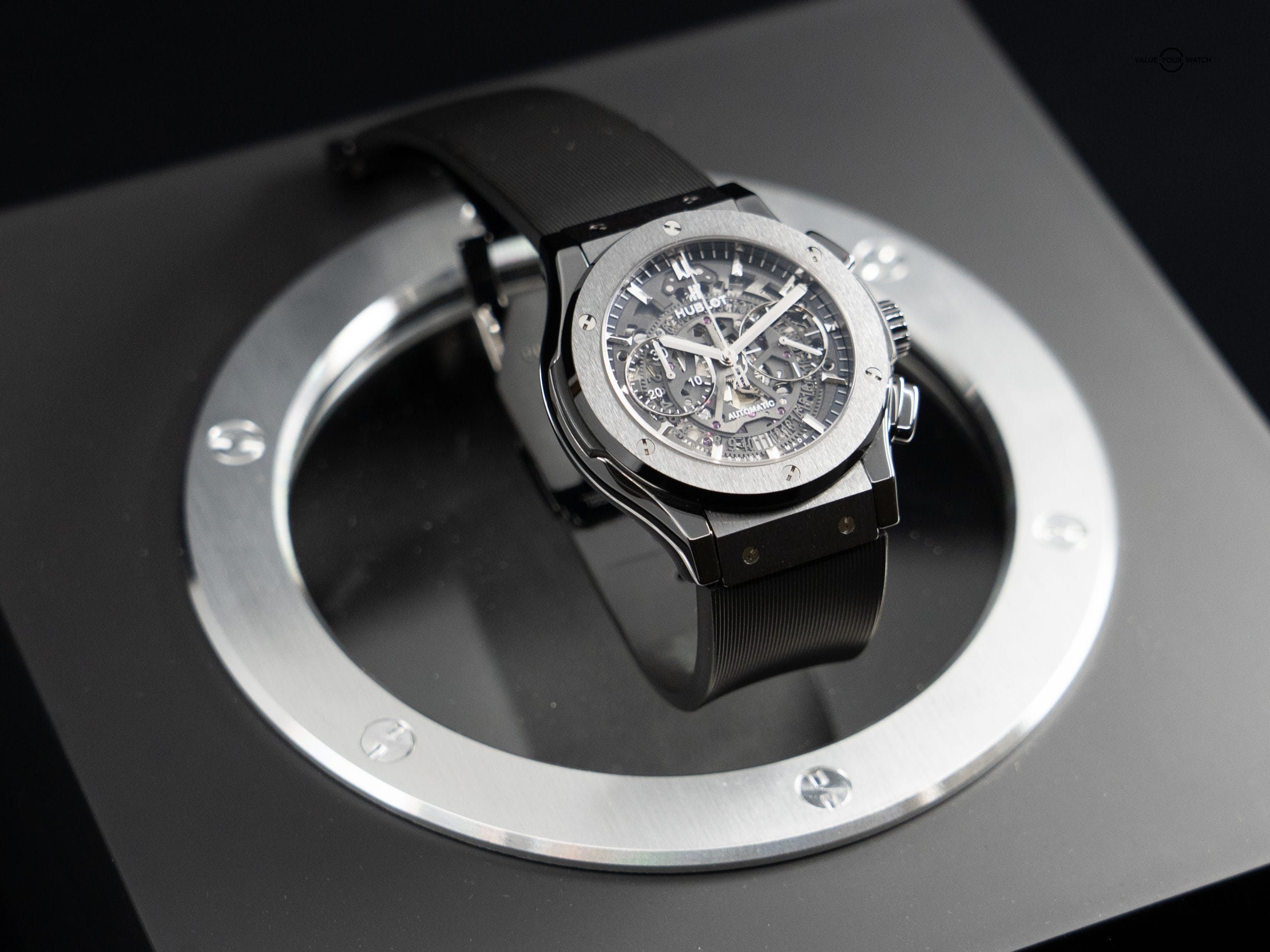 Hublot Classic Fusion Aerofusion Black Magic Skeleton Dial - Image 9