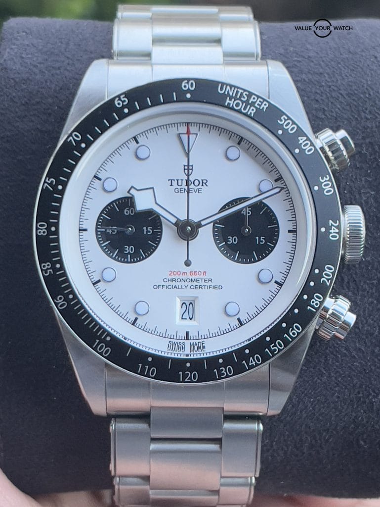 Tudor Black Bay Chronograph White Panda Dial