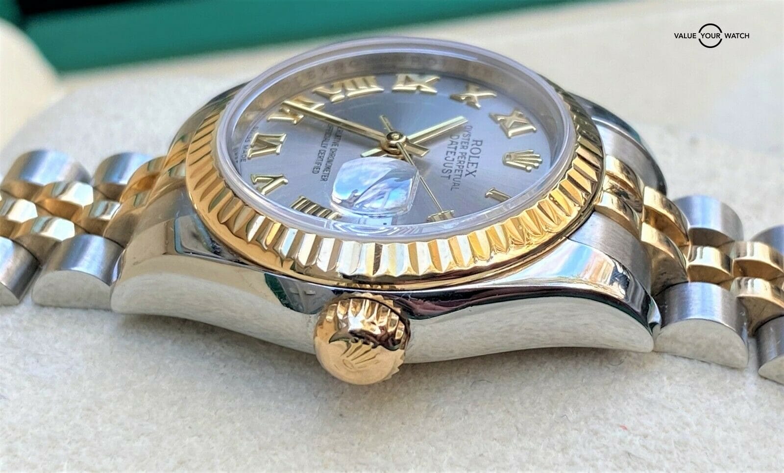 Rolex Datejust Ladies 18k Yellow Gold Stainless Steel 179173 26mm - Image 6