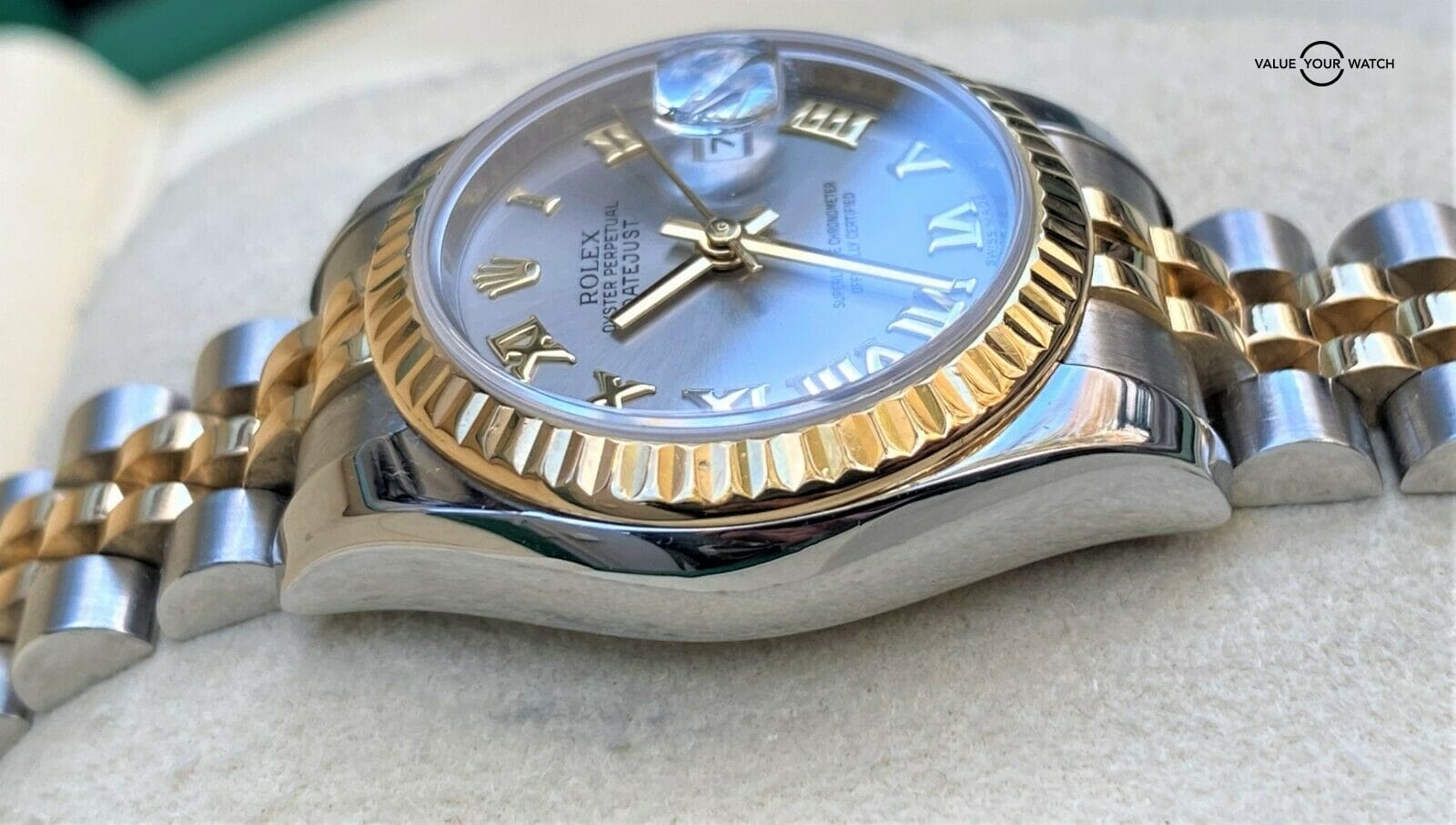 Rolex Datejust Ladies 18k Yellow Gold Stainless Steel 179173 26mm - Image 10