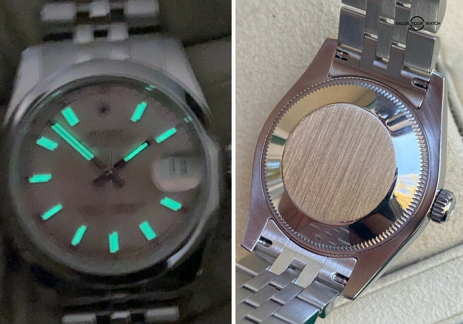 Loom Rolex Midsize Datejust 178240 Pink Dial 31mm Box & Papers 2018