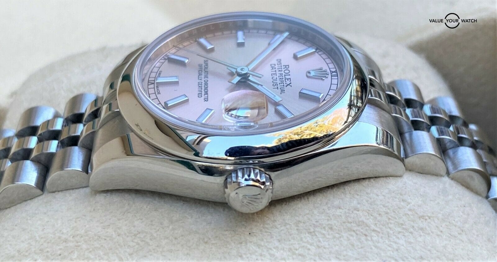 Rolex Midsize Datejust 178240 Pink Dial 31mm Box & Papers 2018 - Image 9